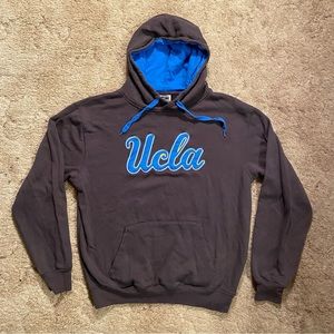UCLA Dark Gray Hoodie
Stadium Athletics 
Embroidered Logo
Kangaroo Pocket